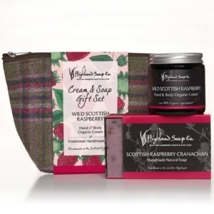 Wild Scottish Raspberry Pack Regalo Jabón & Crema
